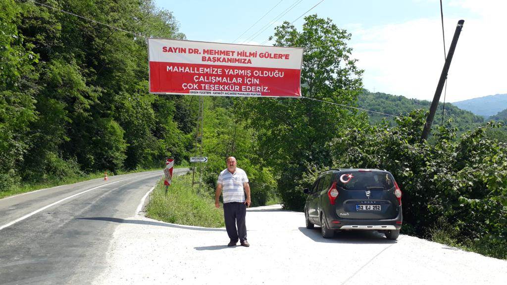 VATANDAŞLAR BAŞKAN GÜLER’E MİNNETTAR